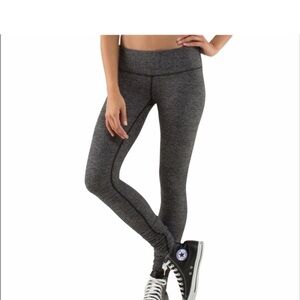 Lululemon Heather Herringbone Wunder Under Pants